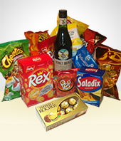 Festividades Prximas Canastas - Combo Amistad: Canasta de  Snacks + Ferrero Rocher